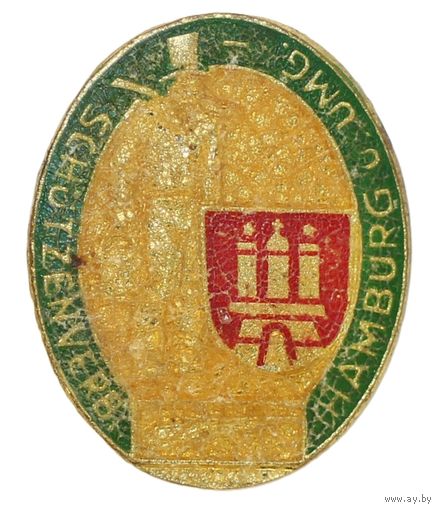 Германия. Знак стрелкового клуба г. Гамбург