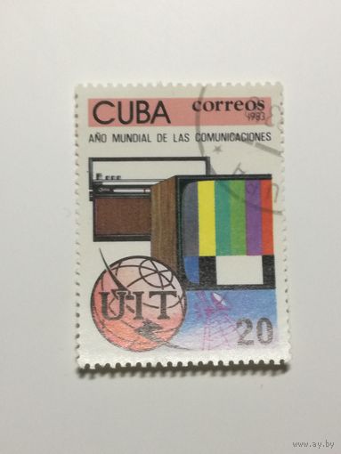 Куба 1983. Всемирный Год Связи