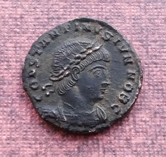 Римская империя. Константин II AE фоллис. 317-340 гг. н.э. Антиохия. (33)