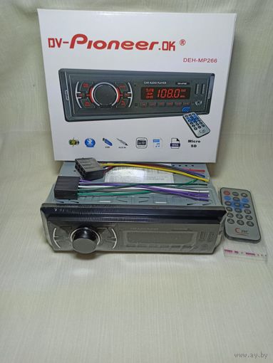 Автомагнитола DV-Pioneer блютуз магнитола USB,AUX