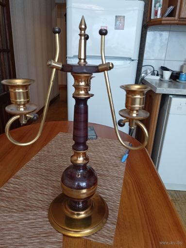 Подсвечник СССР эбонитовый