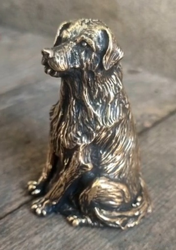 Колокольчик Собака Бронза