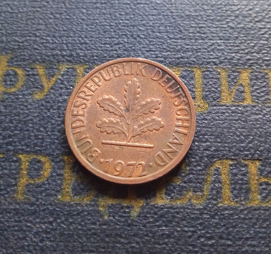1 пфенниг 1972 (F) Германия ФРГ #02