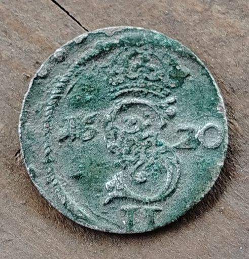 Двойной денарий 1620г.