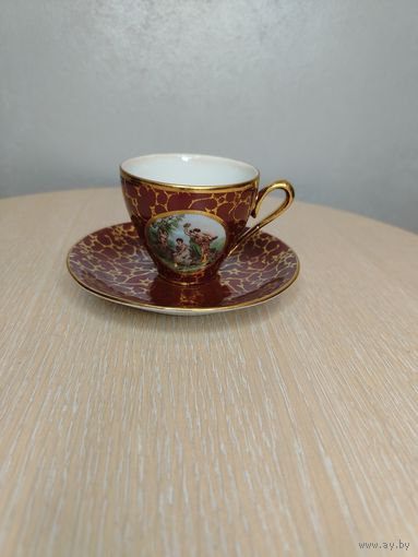 Все лоты с 1 Рубля. Красивая и не частая кофейная пара. Германия 60-х.Мартиндоро Фридрих Эгер!!!