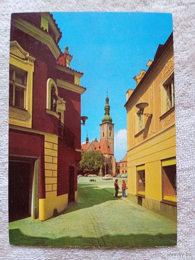 Чехия, гора Табор. Вид на храм Преображения Христа