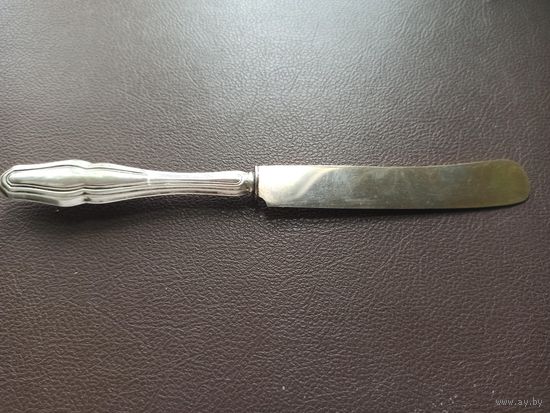 Нож для закусок или салатов, ручка 800 проба, Германская империя, до 1918 г.
