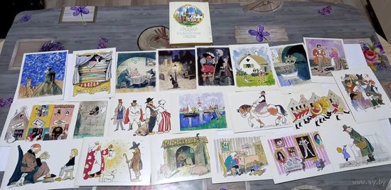 Набор открыток Сказки Андерсена.Полный