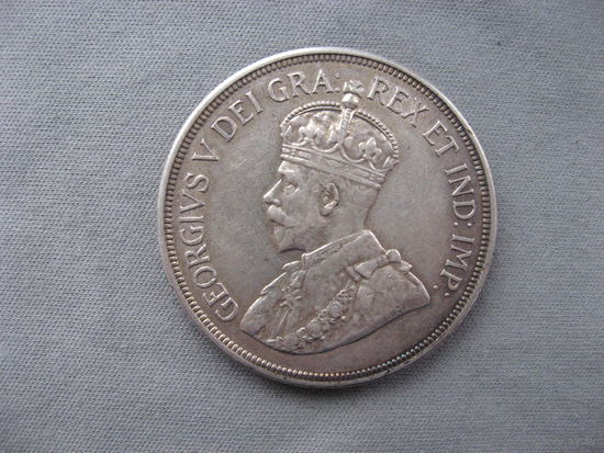 Кипр 45 пиастров 1928 год Георг V 50 лет английскому Кипру