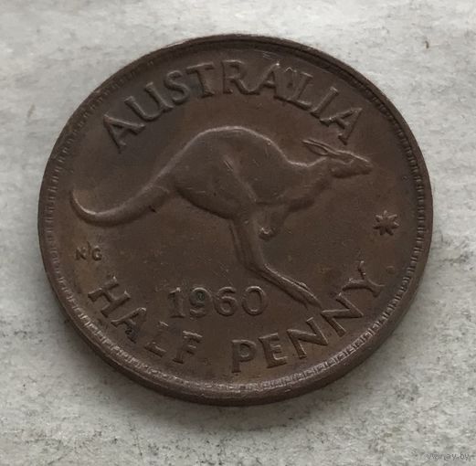 Австралия пол-пенни 1960 Елизавета II