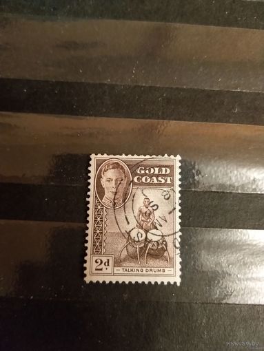 1948 британская колония Золотой Берег музыкант искусство культура король (2-15)