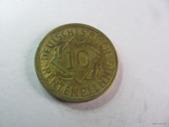 10 пфенигов 1924 А