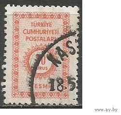 Турция. Цифра в солнечном круге. Доплатная марка. 1965г. Mi#102.