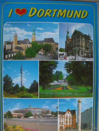 ОТКРЫТКА ПРОШЕДШАЯ ПОЧТУ. ГЕРМАНИЯ. ДОРТМУНД.