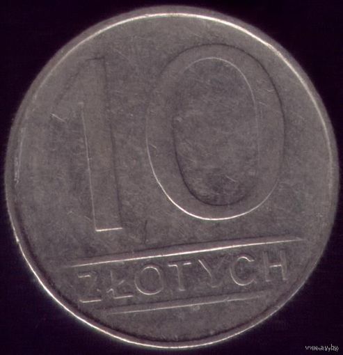 10 Злотых 1987 год Польша