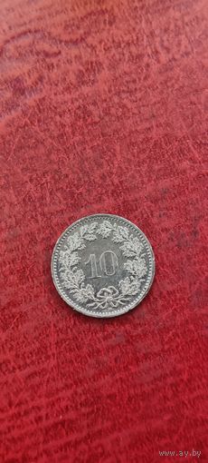 Швейцария 10 раппенов 2009