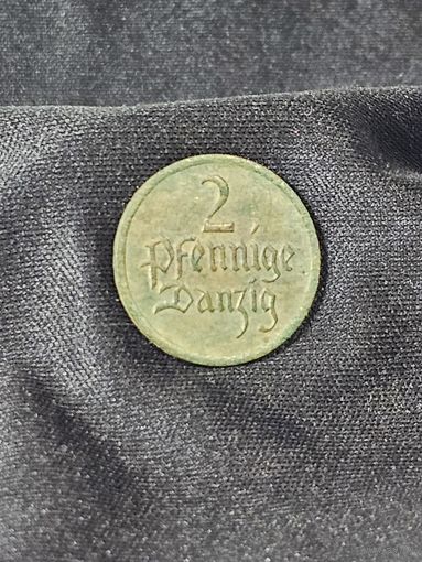 2 пфеннинга вольный город Гданьск
