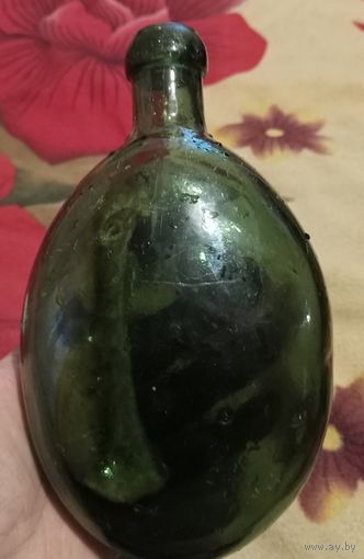 Фляга РИА ПМВ с пробкой черной резиновой