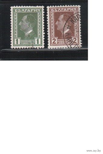 Болгария(Царство)-1928, (Мих.210-211), гаш. , Стандарт, Царь Борис(полная серия)(1)