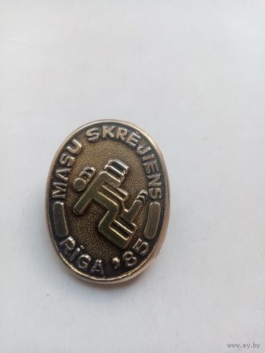 ЗНАЧОК РИГА-85