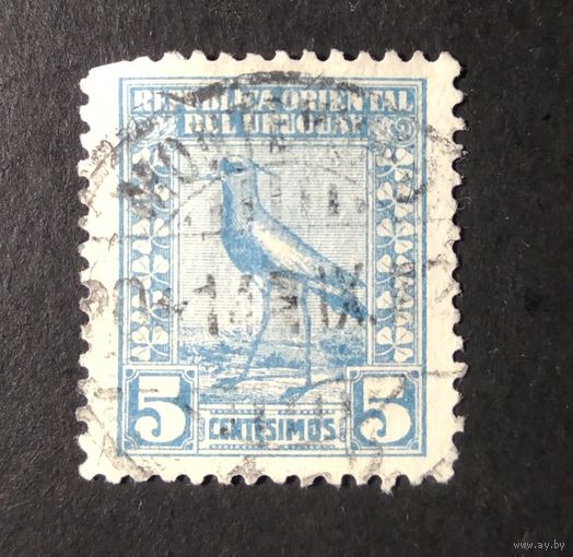 Уругвай\1660\ 1924 фауна птица чибис Mi 295 гаш