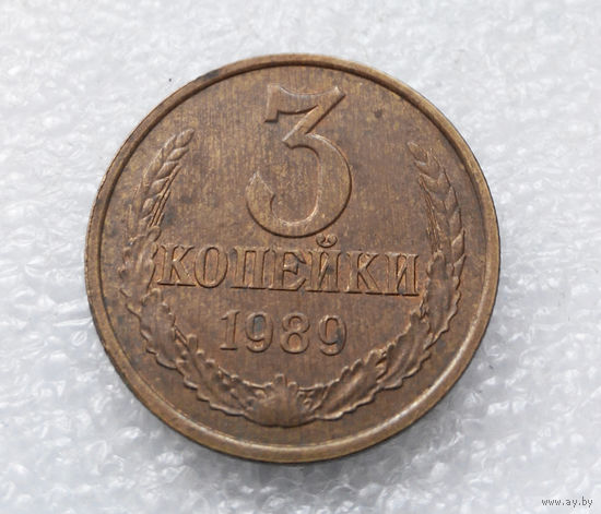 3 копейки 1989 СССР #05