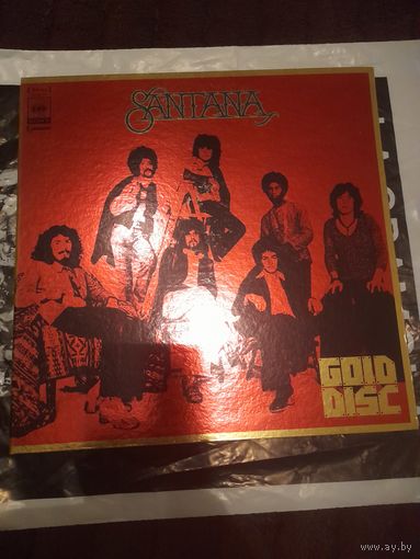SANTANA  " GOLD DISC"  LP JAPAN SONY SOPN-16 NM