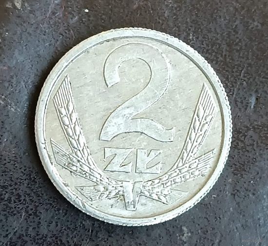 2 злотых 1989  Polska Rzeczpospolita  Ludowa 2 zl 1989 Польша