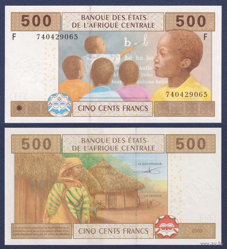 Экваториальная Гвинея, 500 франков 2002 г., P-506Fc, UNC