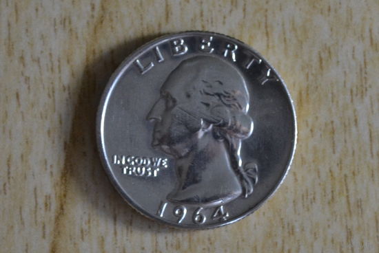 США квотер 1964