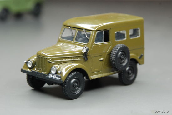 Модель автомобиля ГАЗ-69 с жёстким верхом 1:43 (конверсия из "Автомобиль на службе")