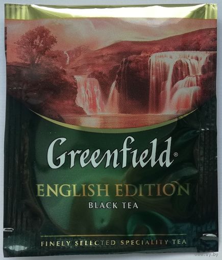 Чай Greenfield English Edition (черный байховый индийский) 1 пакетик