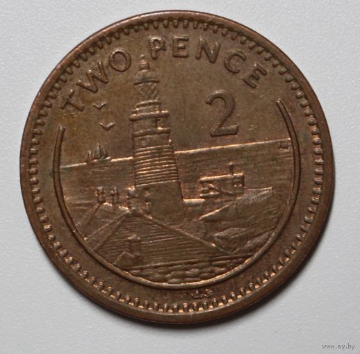 Гибралтар, 2 пенса, 1999 год
