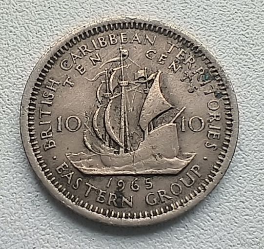 Восточные Карибы 10 центов, 1965  5-1-15