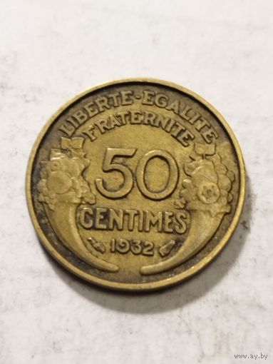 Франция 50 сантим 1932