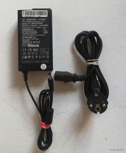 Блок питания ноутбука 12v, 3.5A