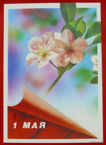 1 Мая! Подписанная. 1989 года. Жомков. # 211.