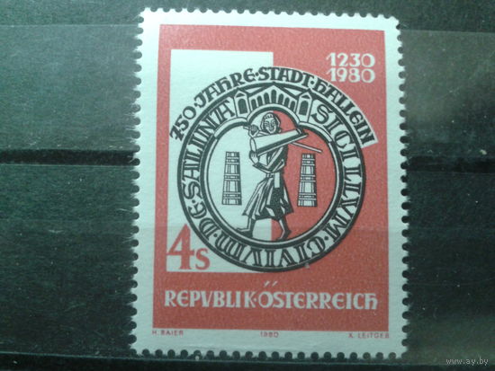 Австрия 1980 750 лет городу**, городская печать с 13 века