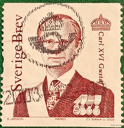 Швеция 2000. Король Карл XVI Густав