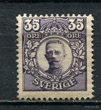 Швеция - 1911/1919 - Густав V 35 O - [Mi.78] - 1 марка. MLH.  (Лот 86Fo)-T25P24