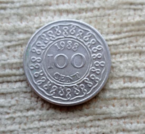 Werty71 Суринам 100 центов 1988