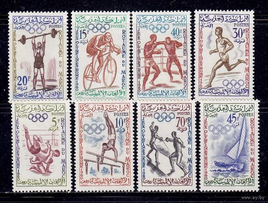 Марокко. 1960. Спорт.  Олимпийские игры. Рим