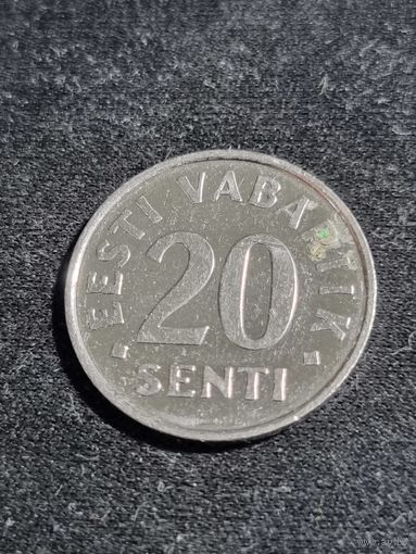 Эстония 20 сентов 2004