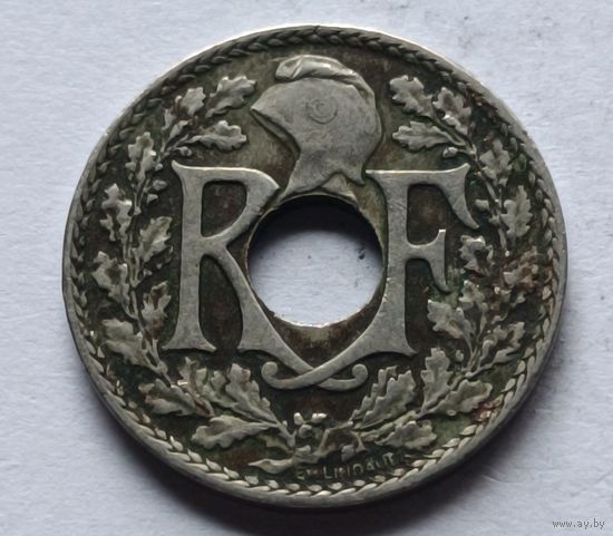Франция. 10 сантимов 1922 года.