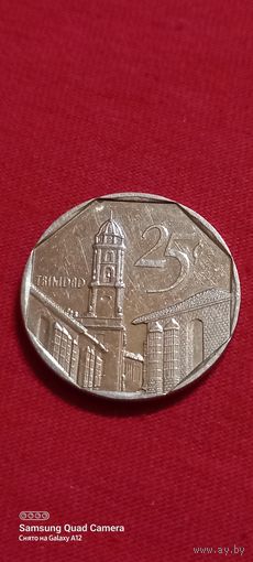 Куба, 25 сентаво 1994.