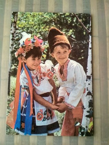 Карманный календарик. Дети . 1989 год
