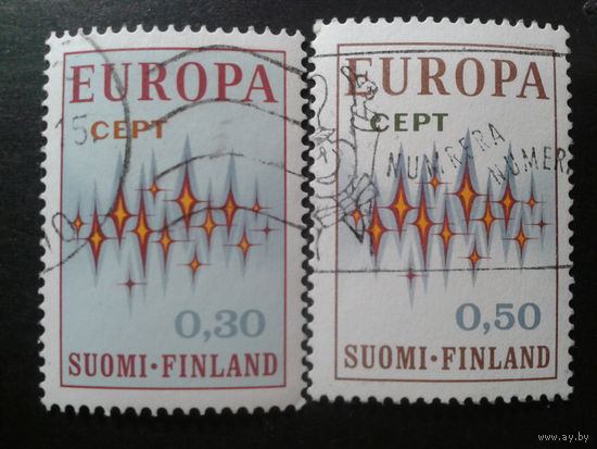 Финляндия 1972 Европа полная серия