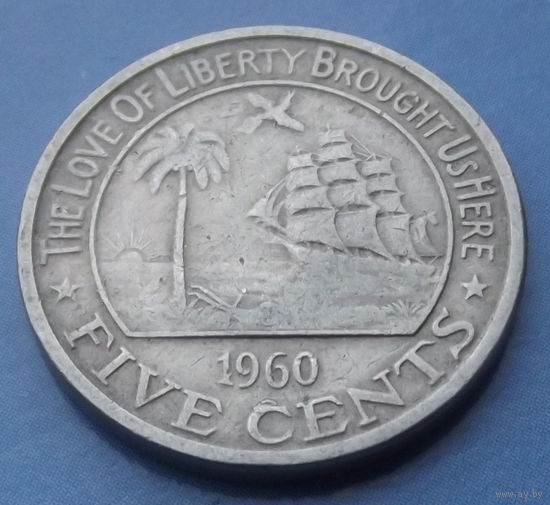 Либерия. 5 центов 1960