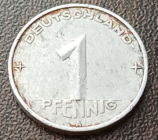 Германия - ГДР 1 пфенниг, 1952   А    ( 1-3-6 )