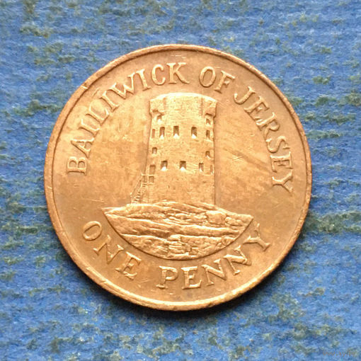 Джерси 1 пенни 1986
